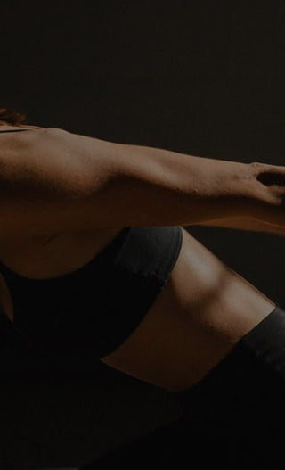 Woman lifting weights
